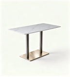 White Sintered Stone Dining Table