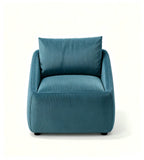 現代簡約斜背休閒單人沙發	Modern Minimalist Sloped-Back Single Sofa