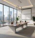 Integrated Cable Management Conference Table