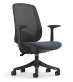 簡約黑框網背帶轆辦公椅 Minimalist Black Frame Mesh Office Chair