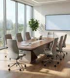 Geometric Design Business Conference Table