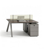現代屏風式商務員工桌	Modern Privacy-Screen Business Workstation