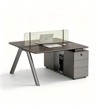 現代屏風式商務員工桌	Modern Privacy-Screen Business Workstation
