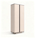 Modern Luxury Beige Tall 2-Door Filing Cabinet