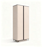 現代輕奢米色雙門高身文件櫃 Modern Luxury Beige Tall 2-Door Filing Cabinet