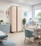 現代輕奢米色雙門高身文件櫃 Modern Luxury Beige Tall 2-Door Filing Cabinet