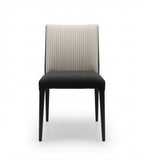 現代雙色布藝無扶手休閒椅 Modern Fabric Leisure Chair