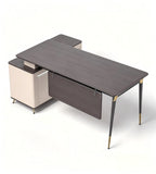 米色輕奢多功能收納工作台 Beige luxury multifunctional storage workbench