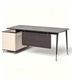 米色輕奢多功能收納工作台 Beige luxury multifunctional storage workbench