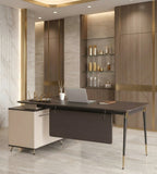 米色輕奢多功能收納工作台 Beige luxury multifunctional storage workbench