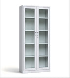 Full-View Steel Glass Display Cabinet