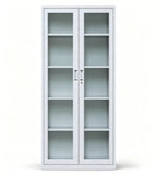 Full-View Steel Glass Display Cabinet