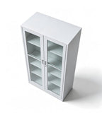 Full-View Steel Glass Display Cabinet
