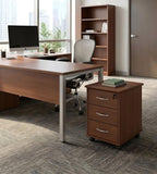胡桃木三層活動櫃	Walnut 3-Drawer Mobile Pedestal