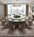 弧形拼接工藝電動大圓檯 Curved-Panel Designer Electric Banquet Table