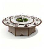 弧形拼接工藝電動大圓檯 Curved-Panel Designer Electric Banquet Table
