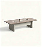 雙色簡約會議桌 Dual-Tone Minimalist Conference Table