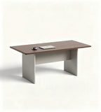 Minimalist Panel-Style Executive Desk