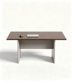 Minimalist Panel-Style Executive Desk