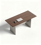 Minimalist Panel-Style Executive Desk