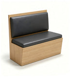 Modern Minimalist Flat-Back Booth