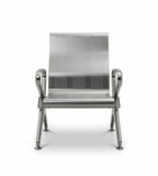 耐用不銹鋼高背帶扶手排椅 Durable Stainless Steel Waiting Chair