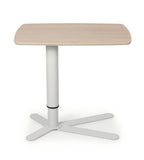 簡約淺木色方形升降枱 Minimalist Light Wood Square Adjustable Table