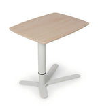 簡約淺木色方形升降枱 Minimalist Light Wood Square Adjustable Table