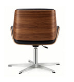 Two-Tone Bentwood Four-Star Base Conference Chair with Armrests