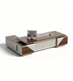 斜切工藝老闆台 Beveled Edge Executive Desk