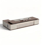 格柵燈光懸浮老闆台 Illuminated Fluted Executive Desk