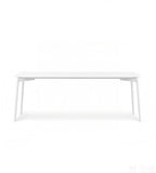 簡約白色金屬長方形茶几 Minimalist White Metal Rectangular Coffee Table