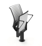 現代鋁合金帶扶手獨立腳禮堂椅 Modern Aluminum Auditorium Chair