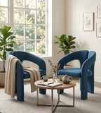 Curved Statement Lounge Chair