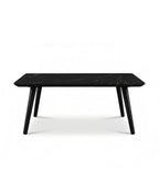 輕奢勞倫黑金岩板金屬腳長方形茶几 Luxury Black Gold Sintered Stone Coffee Table