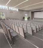 節省空間的模組化階梯教室排椅 Minimalist boundary: Space-saving modular lecture hall seating