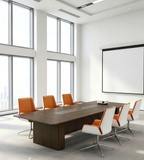 Two-Tone Four-Star Base Conference Chair with Armrests