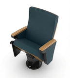 Modern Wood Auditorium Chair with Writing Tablet