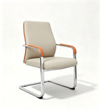 Two-Tone Cantilever Conference Chair with Armrests