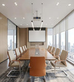 Two-Tone Cantilever Conference Chair with Armrests