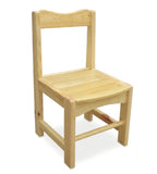 簡約原木色實木無扶手兒童椅 Simple Solid Wood Kindergarten Chair