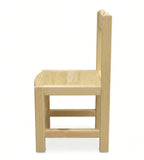 簡約原木色實木無扶手兒童椅 Simple Solid Wood Kindergarten Chair