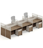 Minimalist Wood Partition Desk