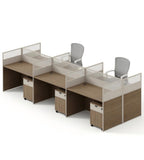Minimalist Wood Partition Desk