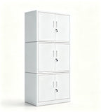 三層疊式鋼製文件櫃 Triple-Stack Steel Filing Cabinet