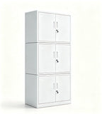 三層疊式鋼製文件櫃 Triple-Stack Steel Filing Cabinet