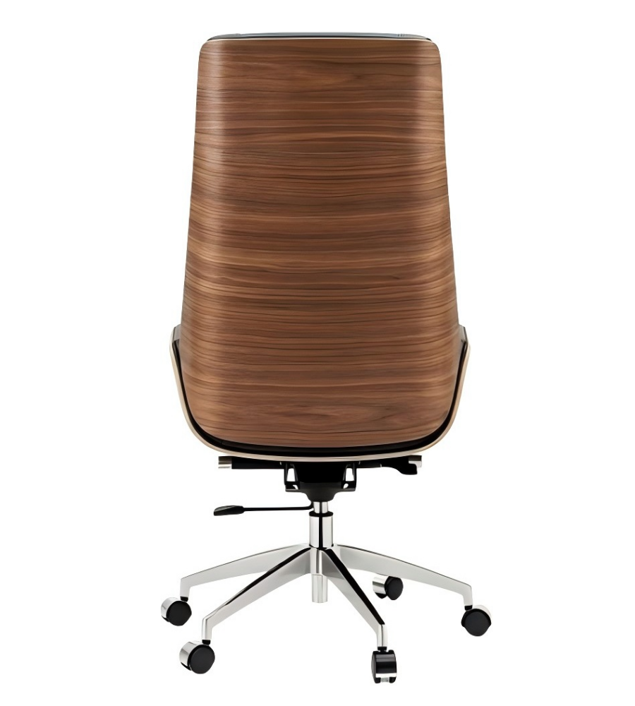 雙色曲木扶手大班椅 Two-Tone Bentwood Executive Chair with Armrests