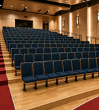 Modern PU School Auditorium Chair with Fixed Legs