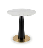 輕奢白色大理石圓形商務洽談枱 Light Luxury Marble Round Table