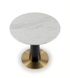 輕奢白色大理石圓形商務洽談枱 Light Luxury Marble Round Table